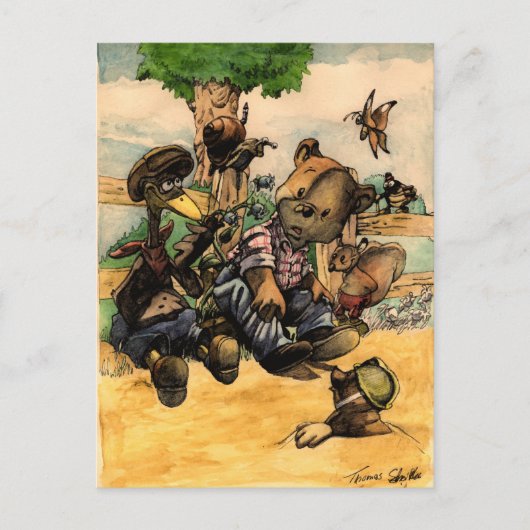 Netter Vortrag Postkarte (Vorderseite)