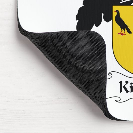 Netteres Familienwappen Mousepad (Ecke)