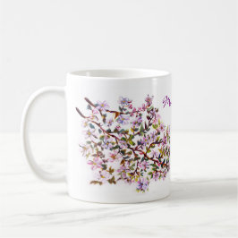 Nettes Apple blühen Blüten-Acrylmalerei Kaffeetasse