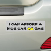 Nettes Auto oder Gas? Wählen Autoaufkleber (Auf Auto)