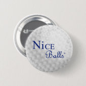 Nettes Ball-Button Button (Vorne & Hinten)