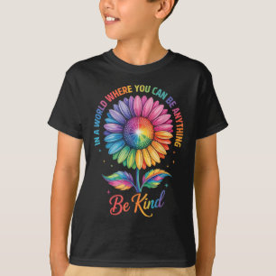 Nettes Blumen Regenbogen Lgbtq Trans Biual Schwul T-Shirt