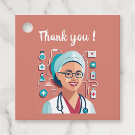 Nettes Design, um den Krankenschwestern zu danken Geschenkanhänger