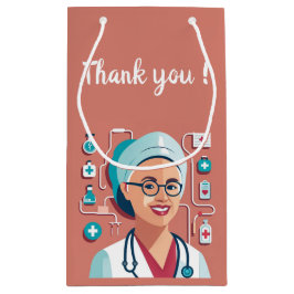 Nettes Design, um Krankenschwestern zu danken Kleine Geschenktüte