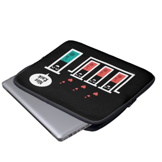 Nettes Gestell Laptopschutzhülle (Vorne Knopf)