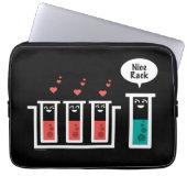 Nettes Gestell Laptopschutzhülle (Vorderseite)