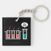 Nettes Gestell Schlüsselanhänger (Rückseite)