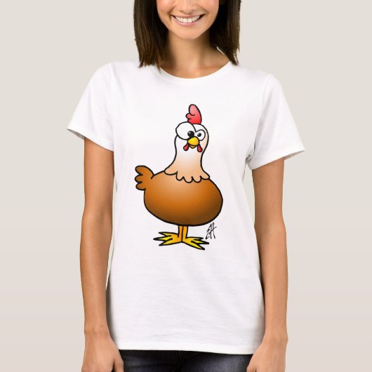 Nettes Huhn T-Shirt (Vorderseite)