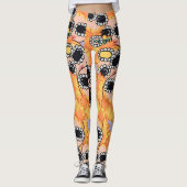 nettes Mädchen Blondine Leggings (Vorderseite)