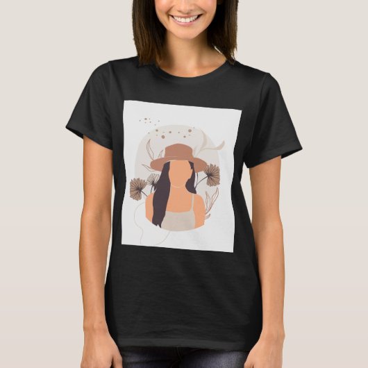 nettes Mädchenfoto T-Shirt (Vorderseite)
