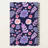 Nettes Notizbuch Floral Coloré Aquarelle (Rückseite)