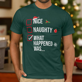 Nettes, schwaches Geschehen war Weihnachten T-Shirt