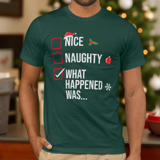 Nettes, schwaches Geschehen war Weihnachten T-Shirt