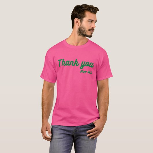 nettes Shirt danke Original Classic tee (Vorne ganz)