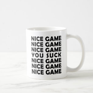 Nettes Spiel Lustiger Becher Kaffeetasse