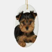 Nettes yorkie keramik ornament (Rechts)