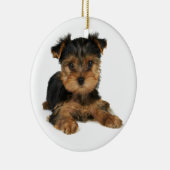 Nettes yorkie keramikornament (Rechts)