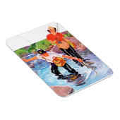 Netting A Fish von R.J. Cavaliere Magnet (Rechte Seite)