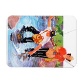 Netting A Fish von R.J. Cavaliere Magnet (Horizontal)