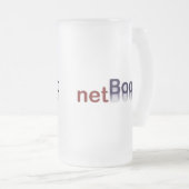 Nettoauftrieb LLC-Tasse Mattglas Bierglas (VorderseiteRechts)