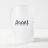 Nettoauftrieb LLC-Tasse Mattglas Bierglas (Vorderseite Links)