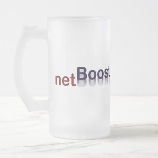 Nettoauftrieb LLC-Tasse Mattglas Bierglas (Links)