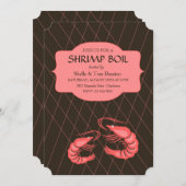 Nettoeinladung von Fischern Einladung (Vorne/Hinten)