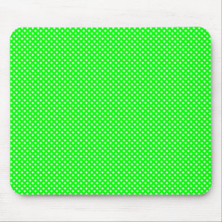 Nettomuster-Grün mit Weiß Mousepad