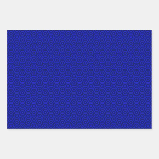 Nettopapier zum Wrapping von Hexagons mit flachem Geschenkpapier Set (Vorderseite 3)