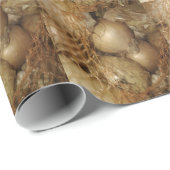 Nettozwiebeln, Gemüse, Gewürzkochen Geschenkpapier (Rolleneckpunkt)