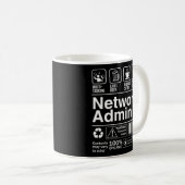 Network Admin Label Kaffeetasse (VorderseiteRechts)