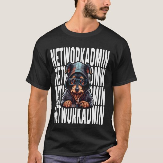 Network Admin Sysadmin Netzwerkingenieur T-Shirt (Vorderseite)