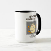 Network Administrator Egghead Tasse (VorderseiteRechts)