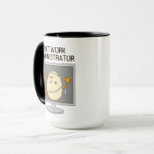 Network Administrator Egghead Tasse (Vorderseite Links)