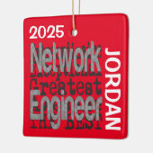Network Engineer Extraordinaire CUSTOM Keramikornament (Links)