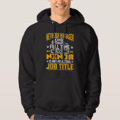 Network Manager Job Title Network Director Hoodie (Vorderseite)