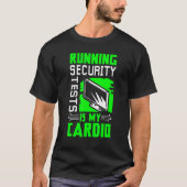 Network Security Specialist & Cyber Warrior T-Shirt (Vorderseite)