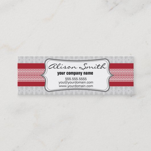 Netz and Schar tag (Vorderseite)