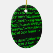 Netz-Code Keramikornament (Vorne)