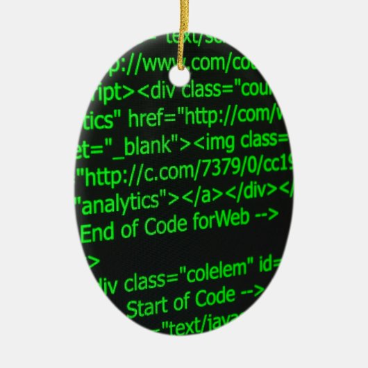 Netz-Code Keramikornament (Vorne)