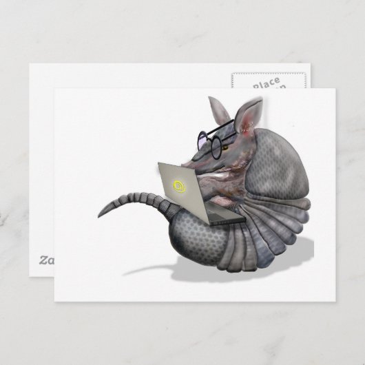 Netz dillo postkarte (Vorne/Hinten)