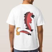 Netz Drache eats meat T-Shirt (Rückseite)