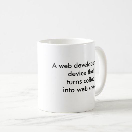 Netz-Entwickler-Kaffee-Tasse Kaffeetasse (VorderseiteRechts)