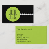 Netz-Entwurfs-Visitenkarten Visitenkarte (Vorne/Hinten)