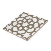 Netz Farbe Gold des Mosaiks der marokkanischen Fliese (Seite)