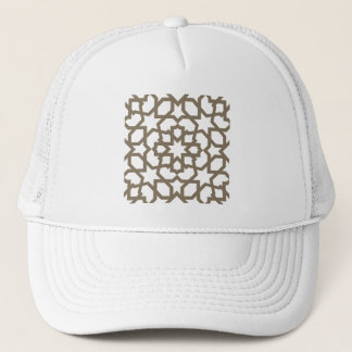 Netz Farbe Gold des Mosaiks der marokkanischen Truckerkappe