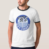 Netz-Haifisch-blau T-Shirt (Vorderseite)