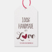 Netz Heart 100% Quote Craft Articles Handmade Geschenkanhänger (Rückseite)