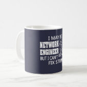 Netz-Ingenieur Kaffeetasse (Vorderseite Links)