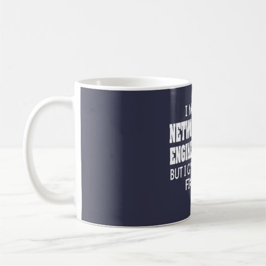 Netz-Ingenieur Kaffeetasse (Links)